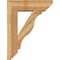 Ekena Millwork Funston Slat Rough Sawn Bracket w/ Offset Brace, Western Red Cedar, 8"W x 26"D x 34"H BKT0806X26X34FST06RWR - alternate 3